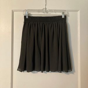 Olive Green Mini Skirt